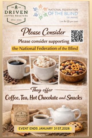 NFBDE Driven Coffee Fundraiser Poster